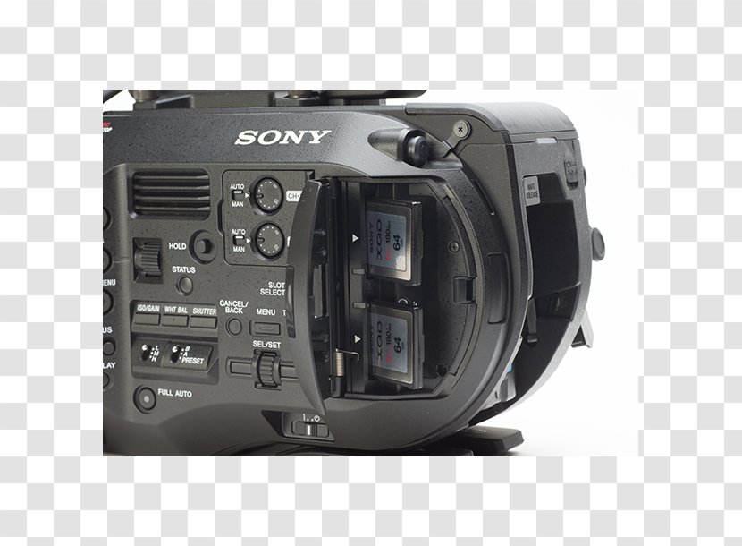 Sony XDCAM PXW-FS7 Video Cameras Super 35 - Electronics - Camera Transparent PNG