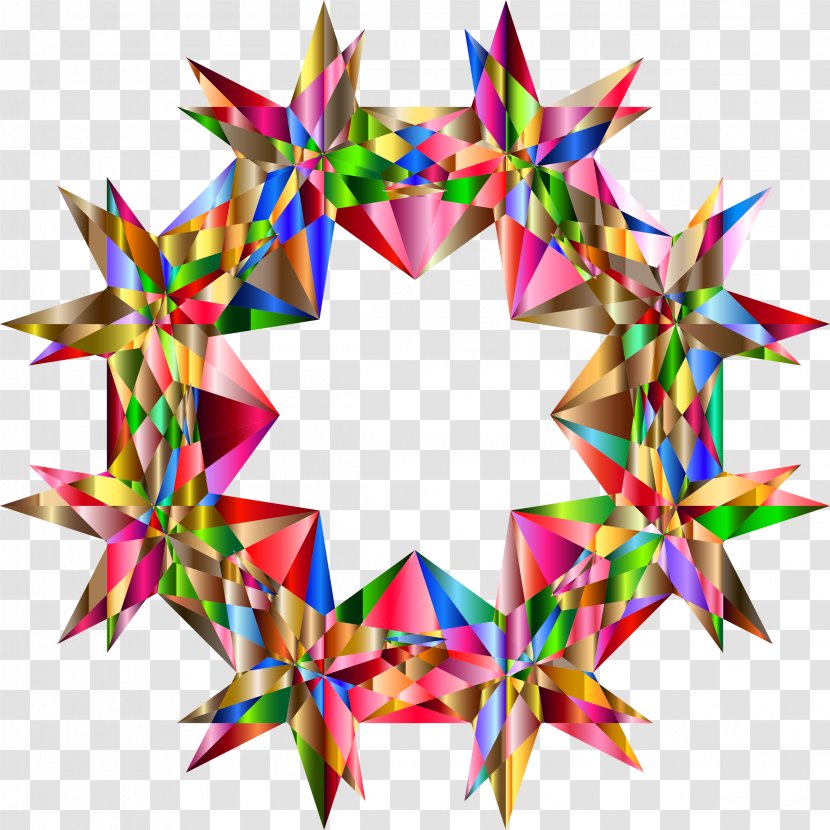 Star Geometry Symmetry - Art - Packing Transparent PNG