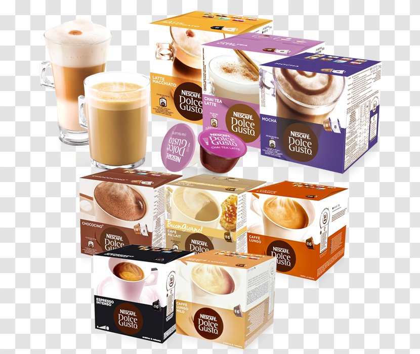 Dolce Gusto Instant Coffee Caffè Mocha Cup - Capsule Transparent PNG
