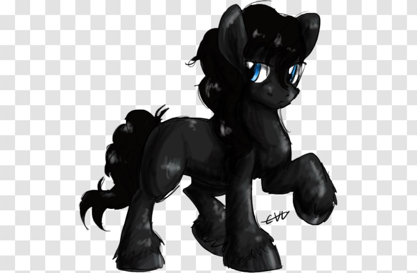 Cat Friesian Horse Pony Stallion Black - Fictional Character Transparent PNG
