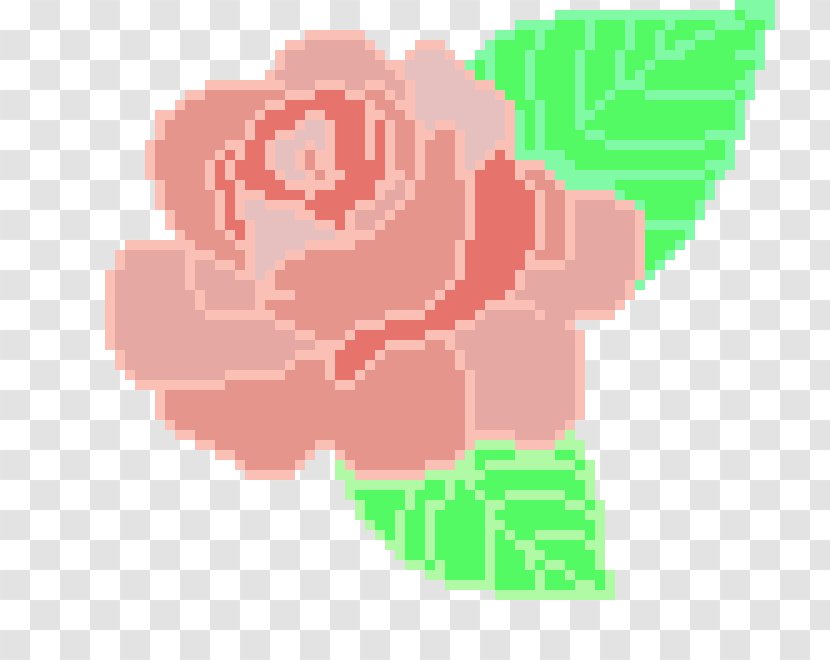 Pixel Art Clip Illustration - Floral Design - Flower Transparent PNG