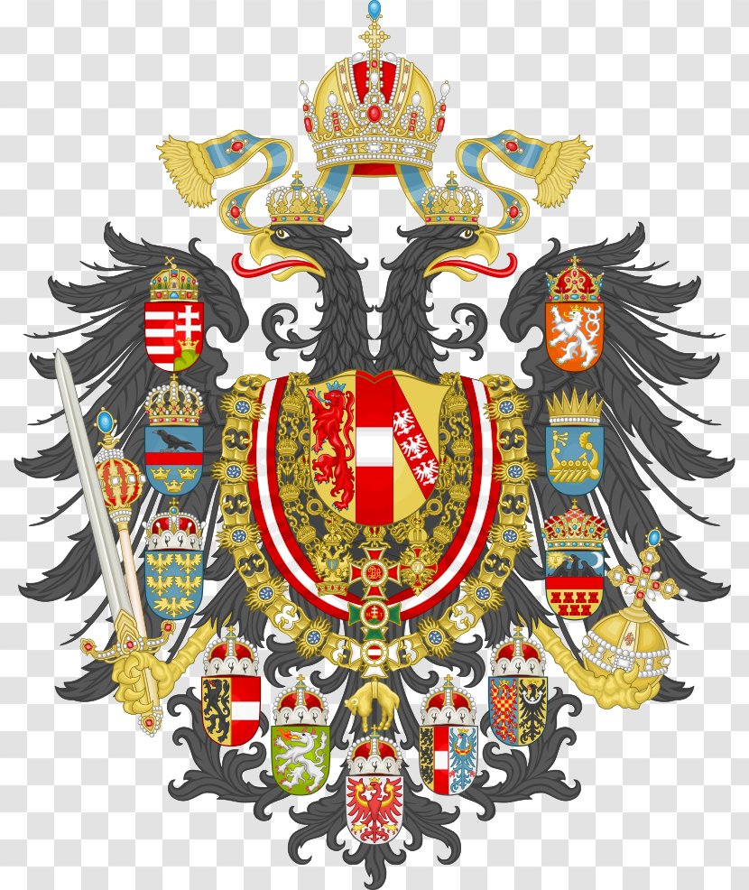 Austria-Hungary Austrian Empire Kingdom Of Hungary Coat Arms - Austriahungary - Usa Gerb Transparent PNG