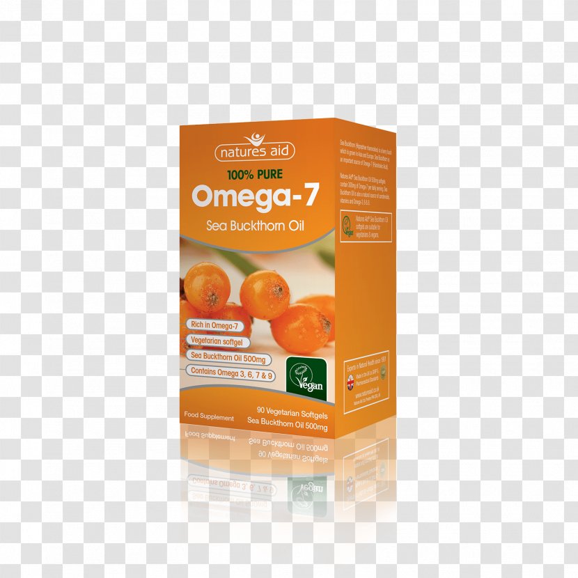 Seaberry Dietary Supplement Omega-7 Fatty Acid Sea Buckthorn Oil Omega-3 - Omega3 Transparent PNG