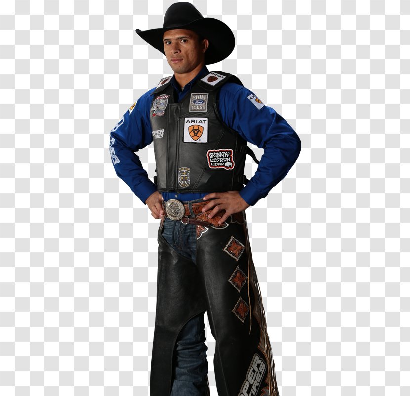 Leather Jacket M Outerwear Headgear - PBR Bull Riding Results Transparent PNG