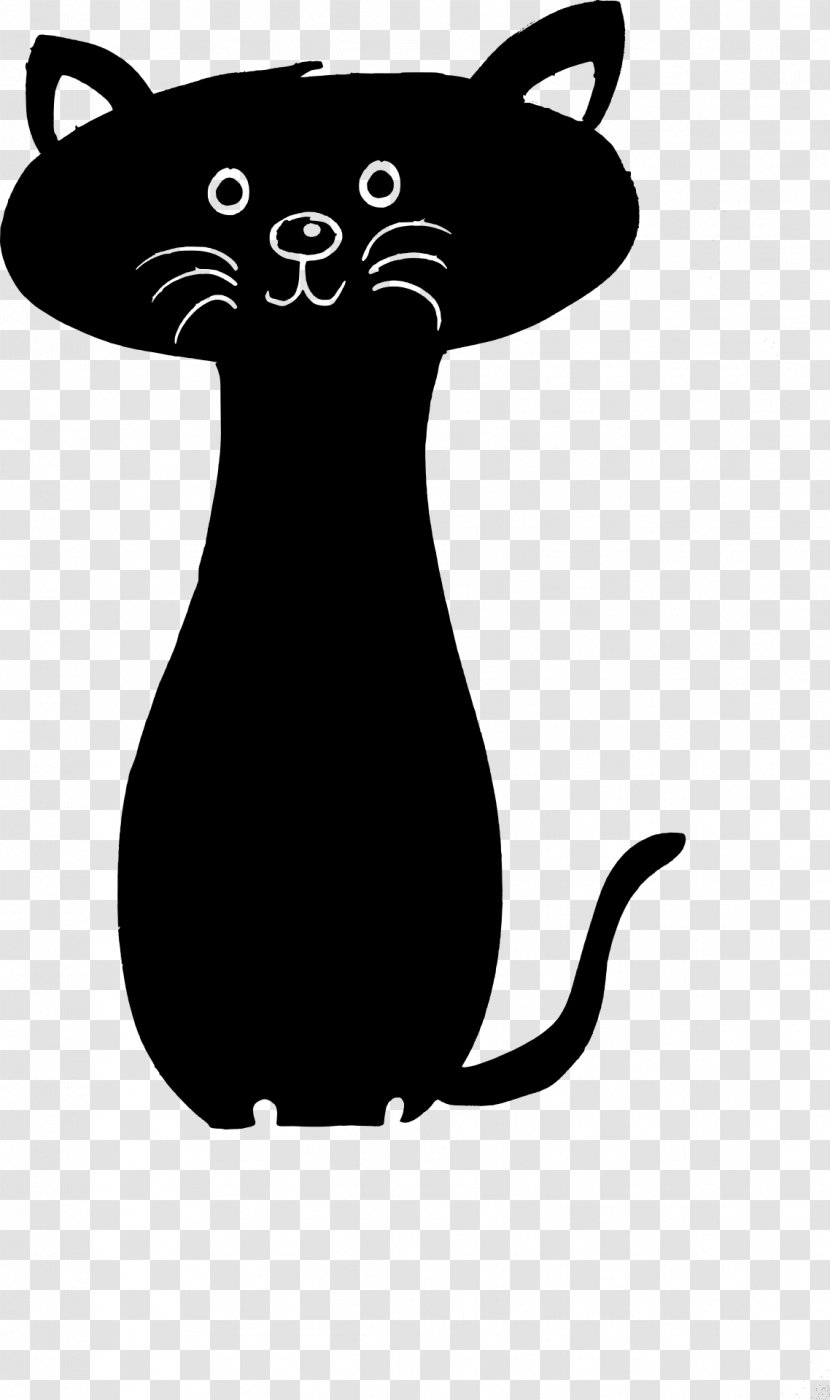 Black Cat Kitten Drawing - Monochrome Photography Transparent PNG
