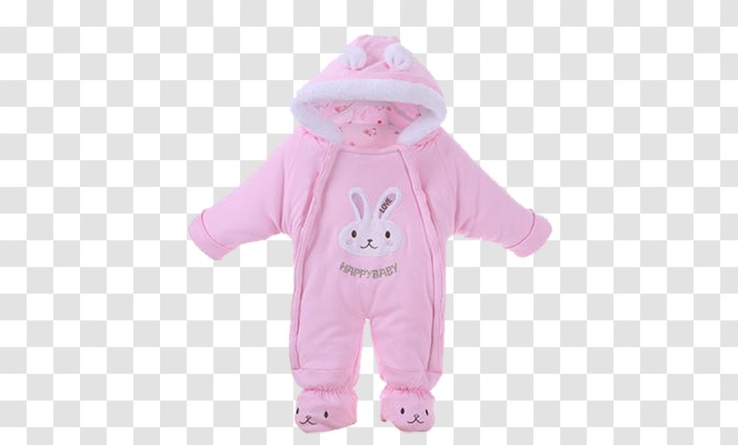 Hoodie Sleeve Bluza Animal - White - Pink Baby Clothes Transparent PNG