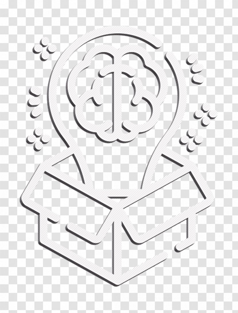 Creative Process Icon Think Idea - Emblem - Logo Symbol Transparent PNG