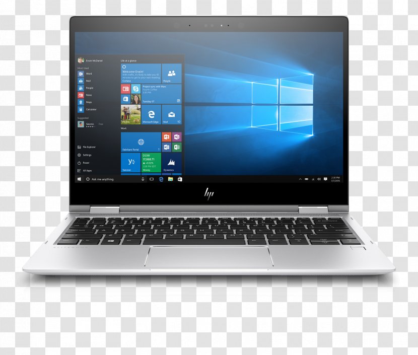 Laptop Hewlett-Packard HP EliteBook 1040 G4 X360 1030 G2 840 - Intel Core I5 Transparent PNG