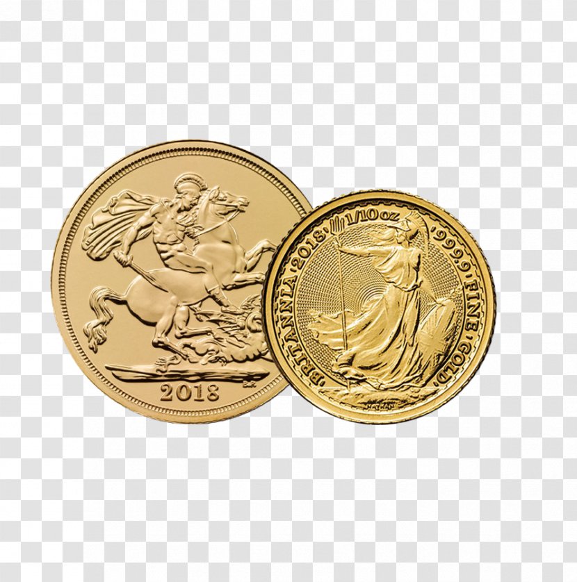 Sovereign Bullion Coin Gold As An Investment - Medal - Coins Transparent PNG