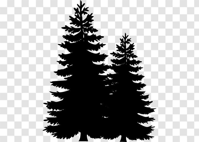 Pine Tree Fir Clip Art - Christmas - Landscaping Cliparts Transparent PNG