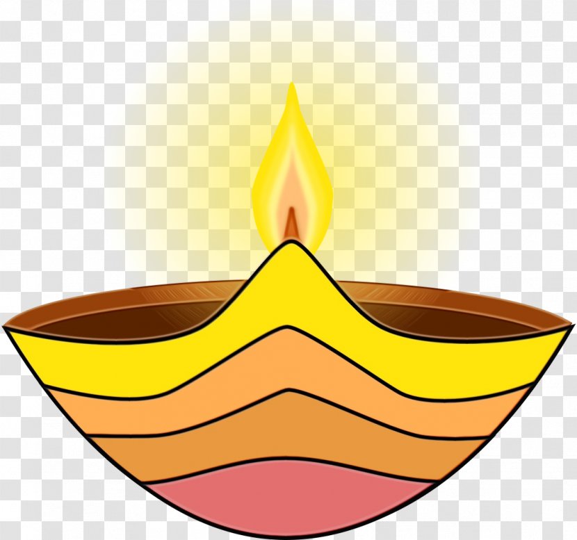 Diwali Watercolor - Paint - Smile Yellow Transparent PNG