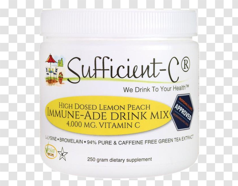Dietary Supplement Ade Drink Mix Vitamin C Lemon - Dose Transparent PNG