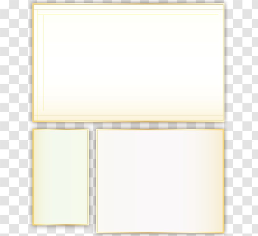 Paper Picture Frames Yellow Pattern - Material - Dental Pictures Art Transparent PNG