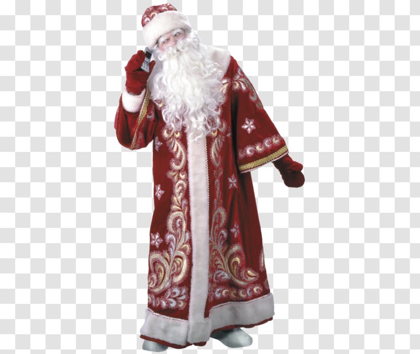 Santa Claus Ded Moroz Snegurochka Christmas Ornament New Year - Fictional Character Transparent PNG