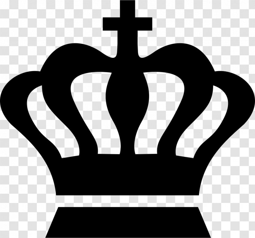 Clip Art - Cross And Crown Transparent PNG