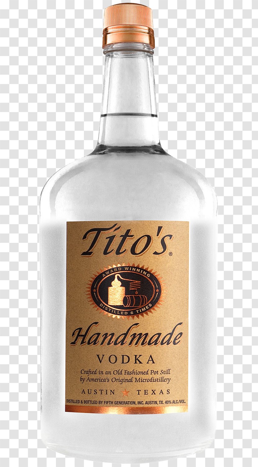 Tito's Vodka Distilled Beverage Distillation Single Malt Scotch Whisky - Still Transparent PNG