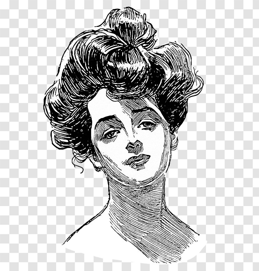 Black And White Sketch Drawing Holt Boulevard Car Wash Visual Arts - Cartoon - Pineapple Updo Natural Hairstyles Transparent PNG