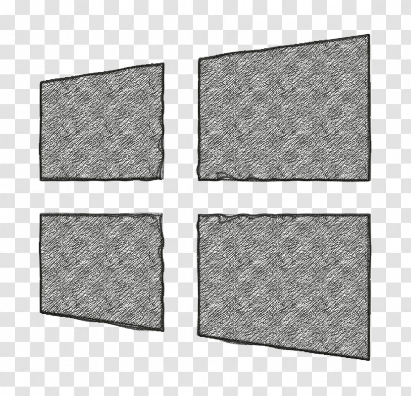 Computer Icon Pc Windows - Grey - Brick Asphalt Transparent PNG