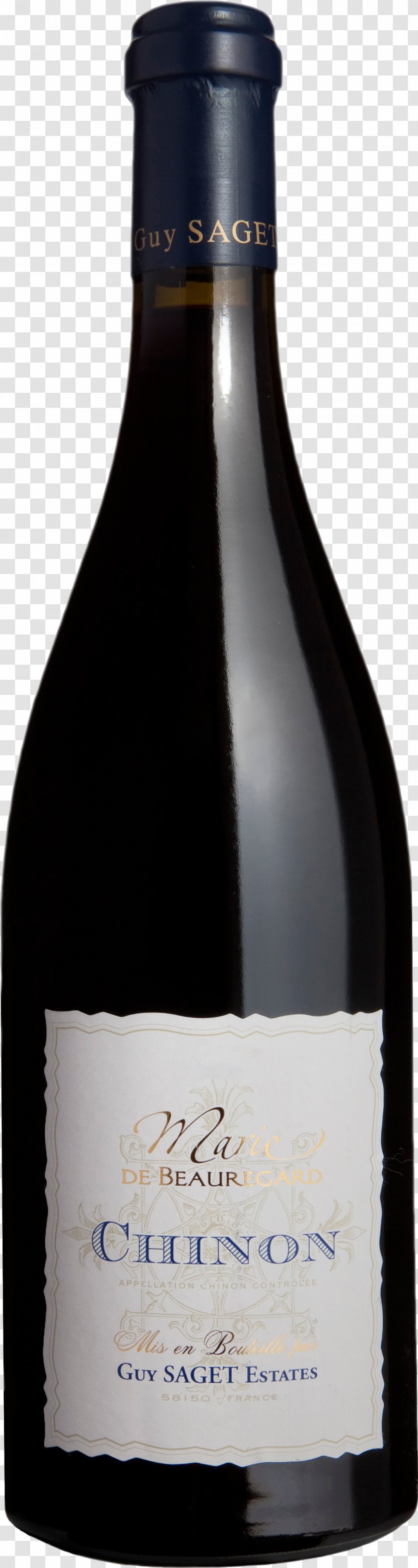 Chinon AOC Wine Pinot Noir Saget La Perrière - Heart Transparent PNG