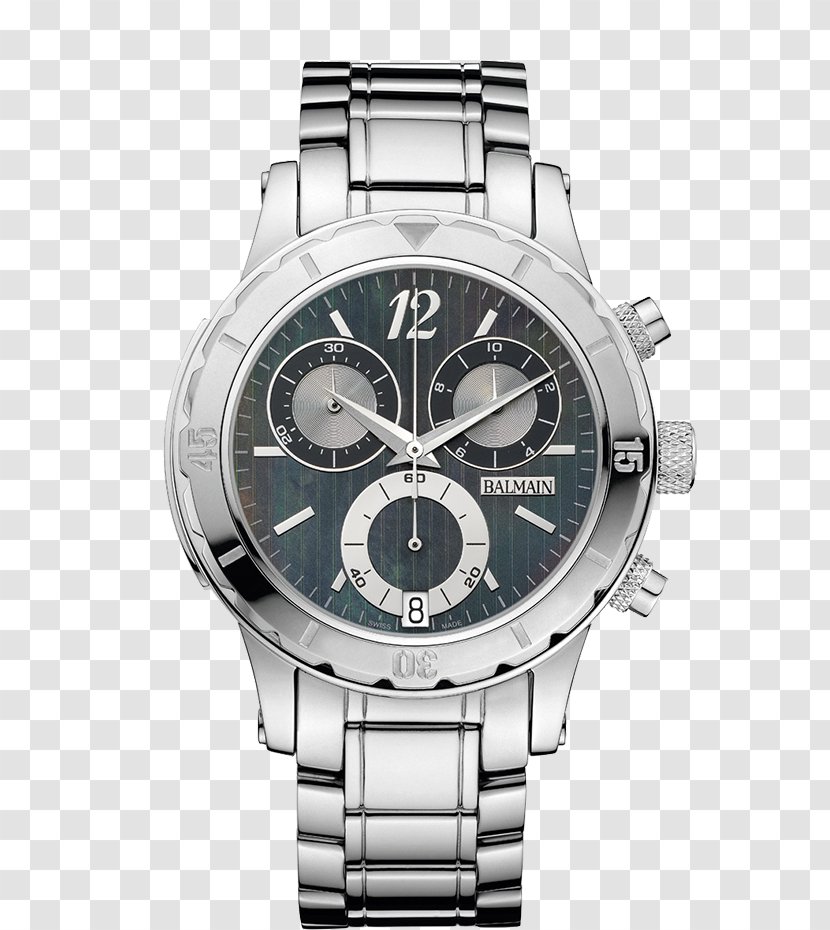 Watch Balmain Longines Clock Jewellery - Platinum Transparent PNG