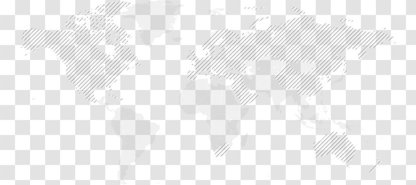 World Map White Pattern - Monochrome Photography Transparent PNG