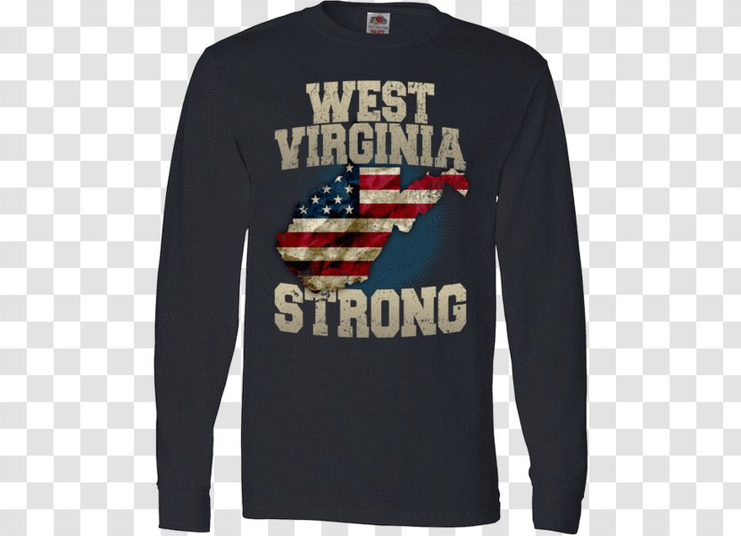T-shirt Hoodie West Virginia Sleeve Transparent PNG