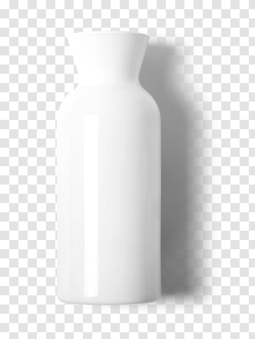 White Color Vase Water Bottle - Plain Transparent PNG