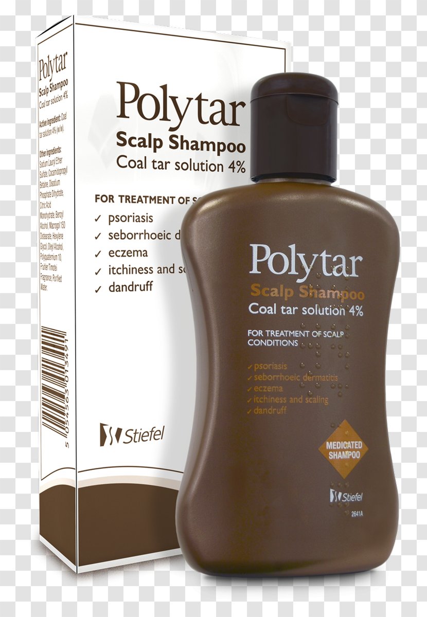 Lotion Polytar Scalp Shampoo Coal Tar Solution 4% Hair Care - Skin Transparent PNG