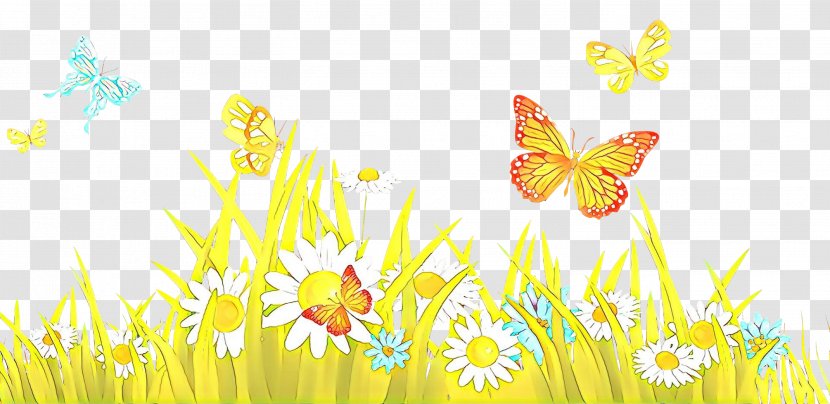 Yellow Butterfly Clip Art Moths And Butterflies Pollinator - Insect Plant Transparent PNG
