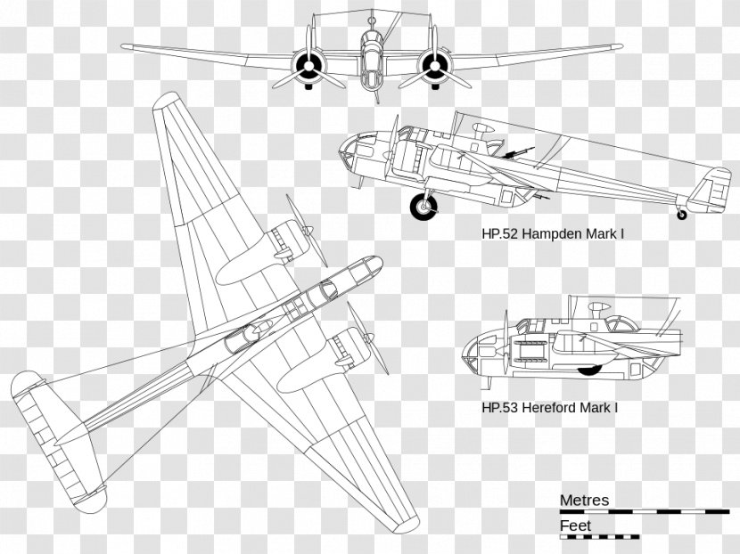Handley Page Hampden Halifax Vickers Wellington Airplane - Bomber Transparent PNG