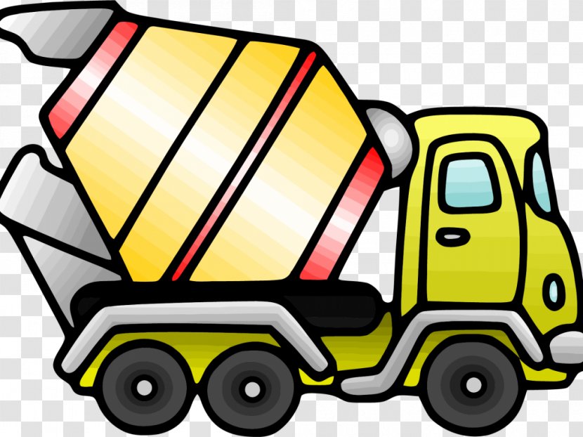 Car Cement Mixers Betongbil Concrete - Mode Of Transport Transparent PNG