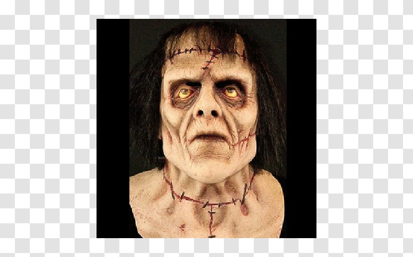 Frankenstein's Monster Mask Halloween Costume - Frame Transparent PNG