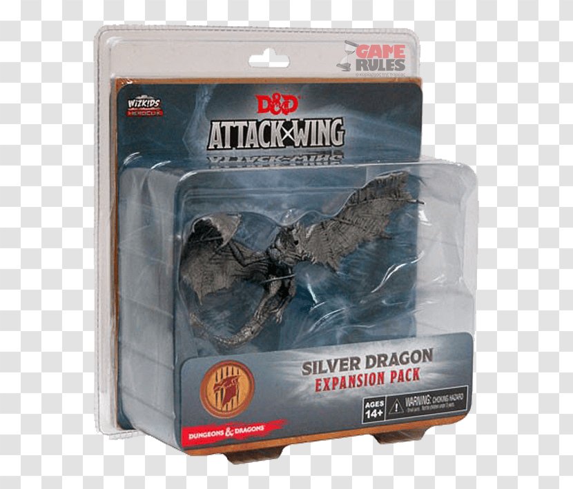 Dungeons & Dragons Star Trek: Attack Wing Miniature Figure Dungeon Crawl - Wizkids - Silver Ring Dragon Transparent PNG