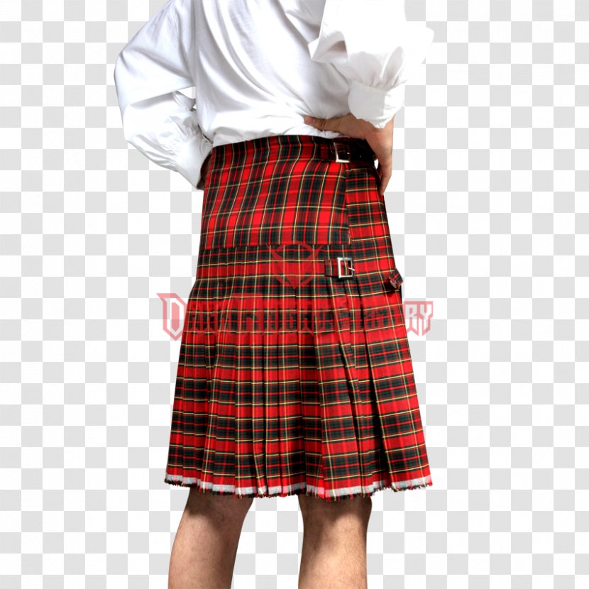 Tartan Kilt Waist School Uniform Skirt - Plaid Transparent PNG