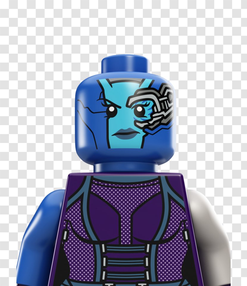 Lego Marvel Super Heroes Nebula Maria Hill Minifigure - Cobalt Blue - Toy Transparent PNG