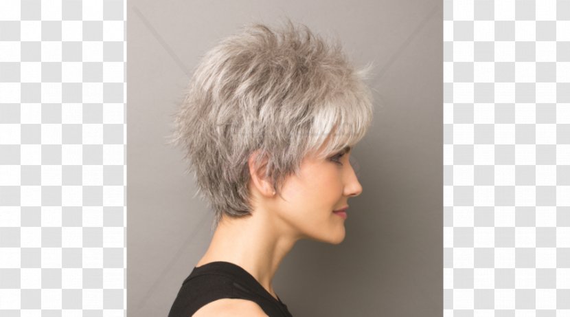 Blond Pixie Cut Bob Bangs Hair Coloring - Asymmetric - Iced Mocha Transparent PNG