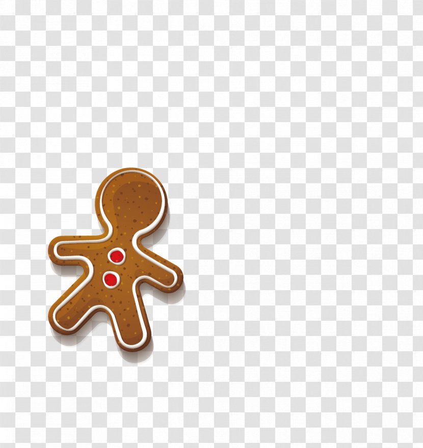 Gingerbread Man Christmas Cookie - Biscuit - Figures Decorative Holiday Cookies Transparent PNG