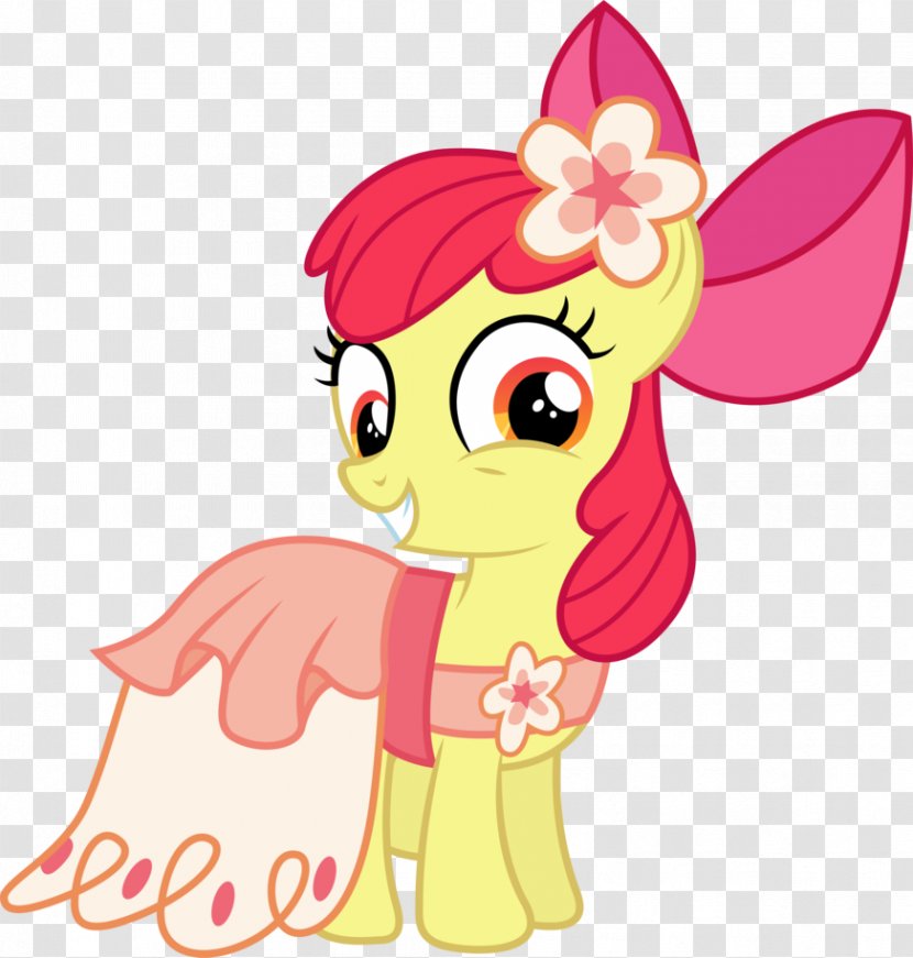 Apple Bloom Rainbow Dash Pony Applejack Derpy Hooves - Frame - Dress Transparent PNG