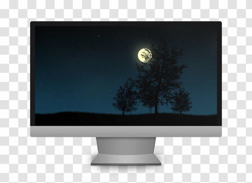 Computer Monitors Multimedia Desktop Wallpaper Minecraft Digital Art - Display Device - Clear Sky Transparent PNG