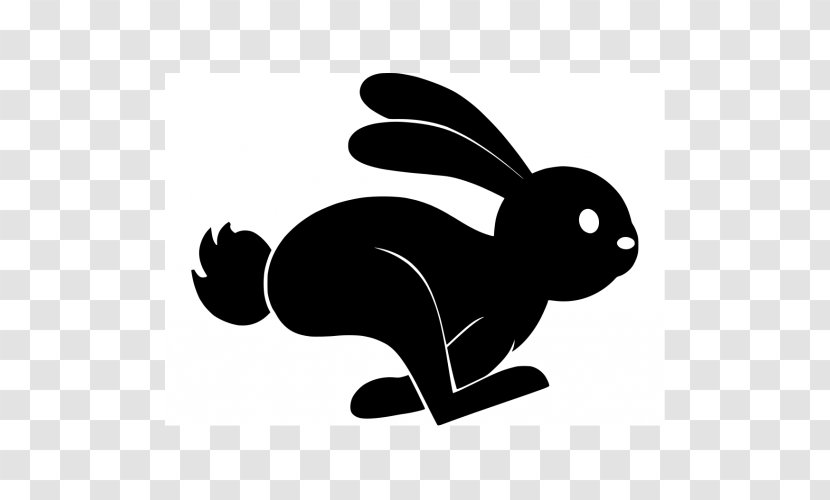 Hare European Rabbit Vector Graphics Clip Art - Silhouette Transparent PNG