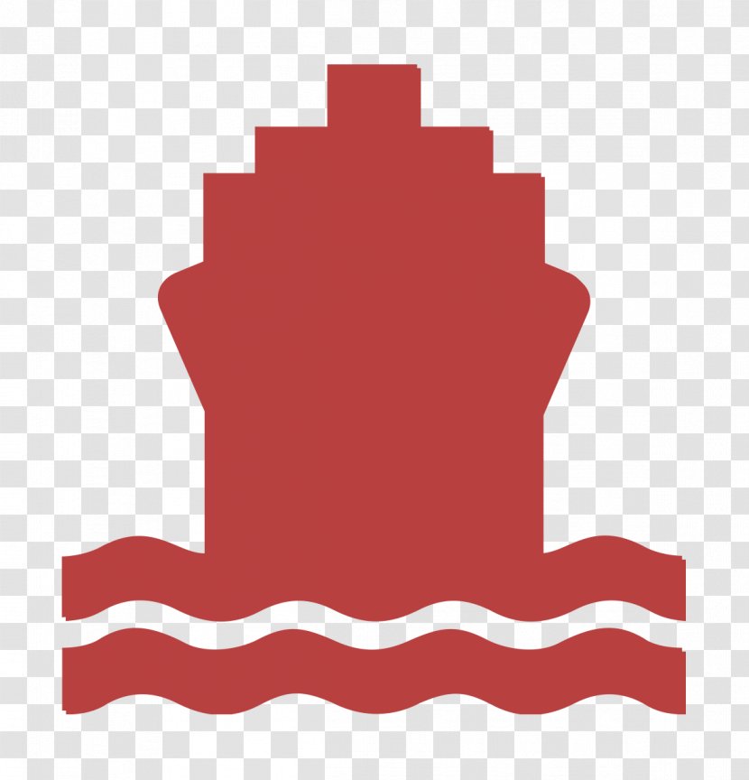 Ship Icon Transportation Water - Red - Logo Transparent PNG
