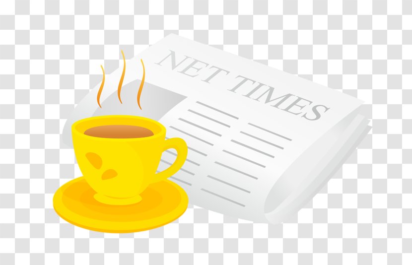 Yellow Background - Cup - Coffee Espresso Transparent PNG