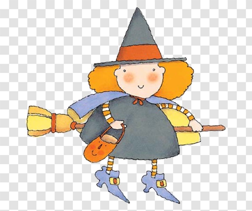 Boszorkxe1ny Broom Cartoon Witchcraft - Witch On A Transparent PNG