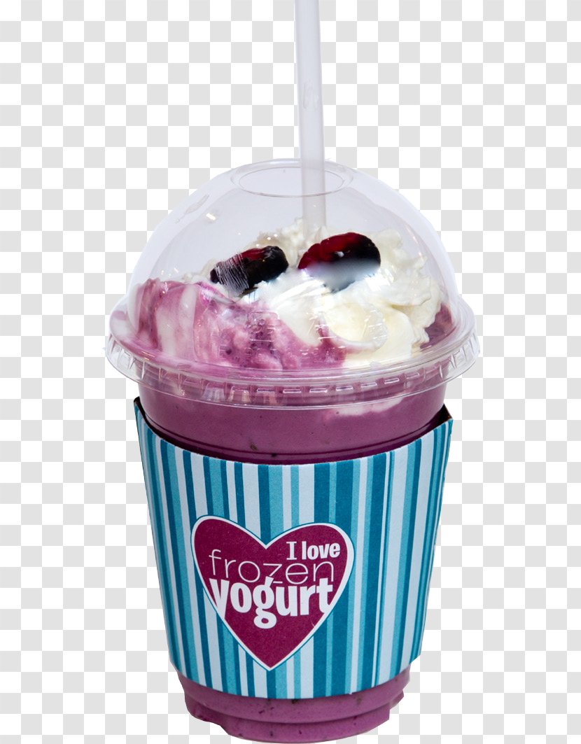 Sundae Frozen Yogurt Ice Cream Smoothie Yoghurt - Hanover Transparent PNG