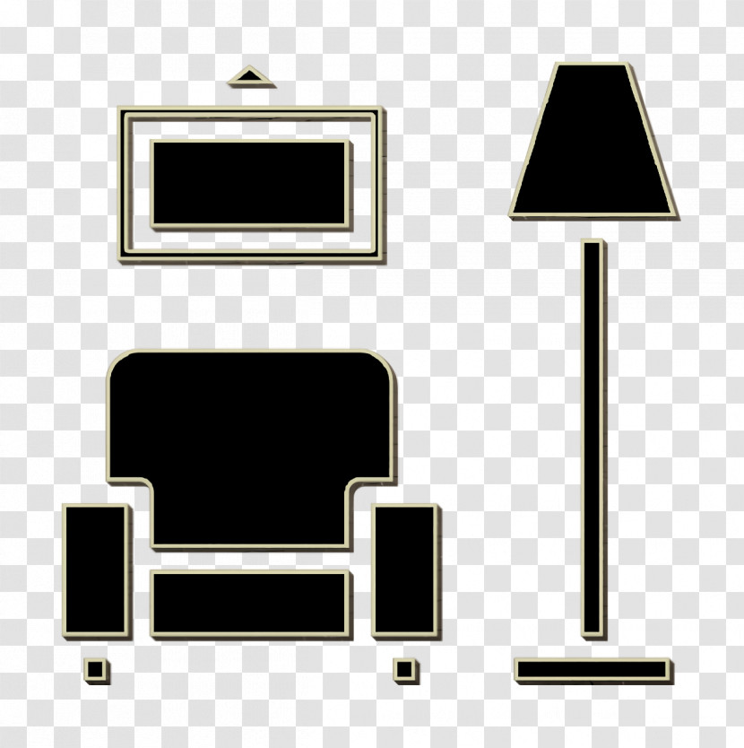 Furniture And Household Icon Sofa Icon Livingroom Icon Transparent PNG