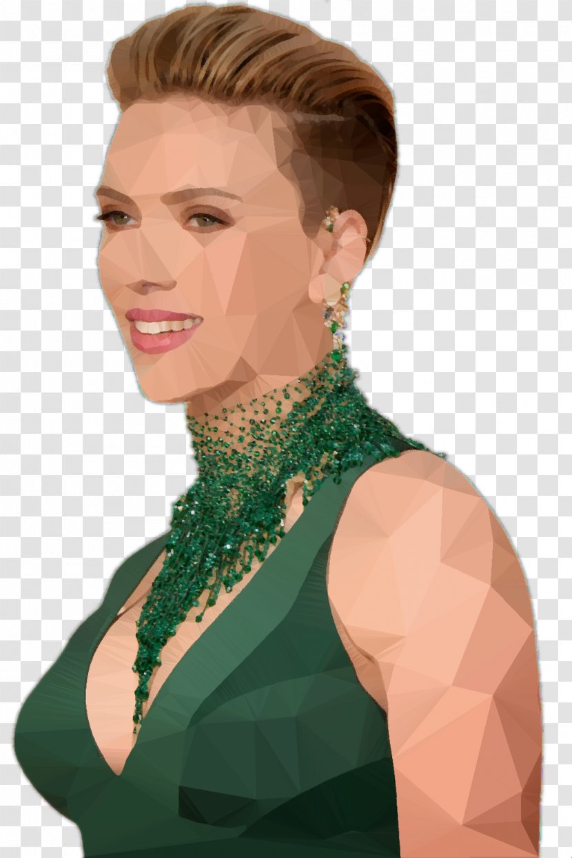 Scarlett Johansson Black Widow Academy Awards Pre-show 89th - Hair Transparent PNG