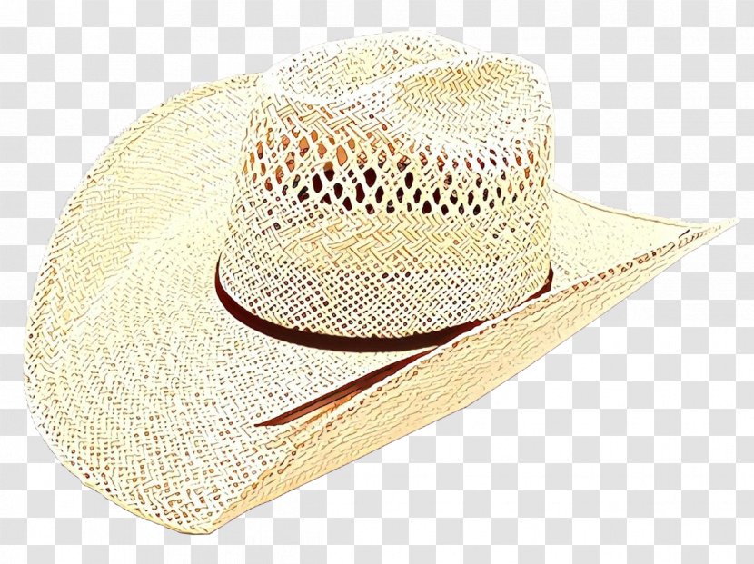 Cowboy Hat - Straw - Beige Cap Transparent PNG