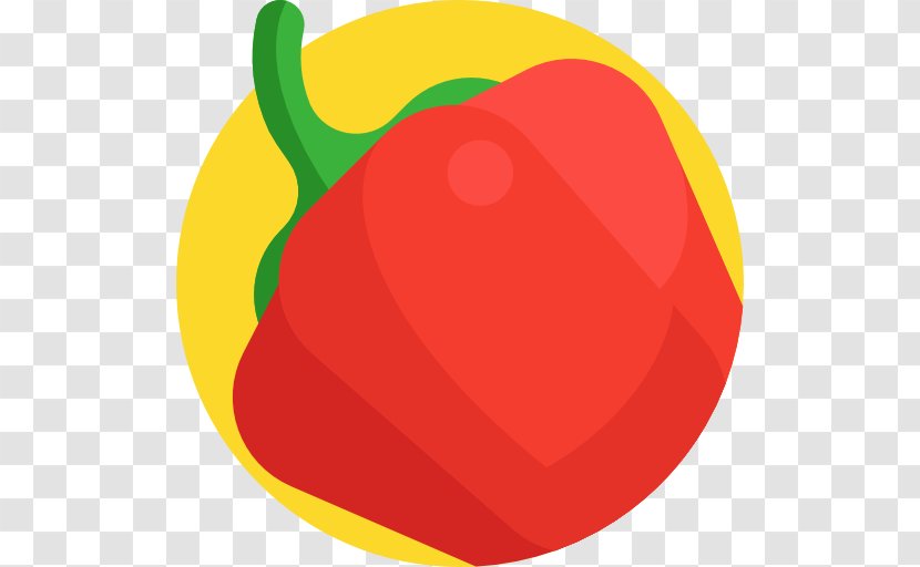 Bell Pepper Paprika Chili Apple Clip Art - Red Transparent PNG