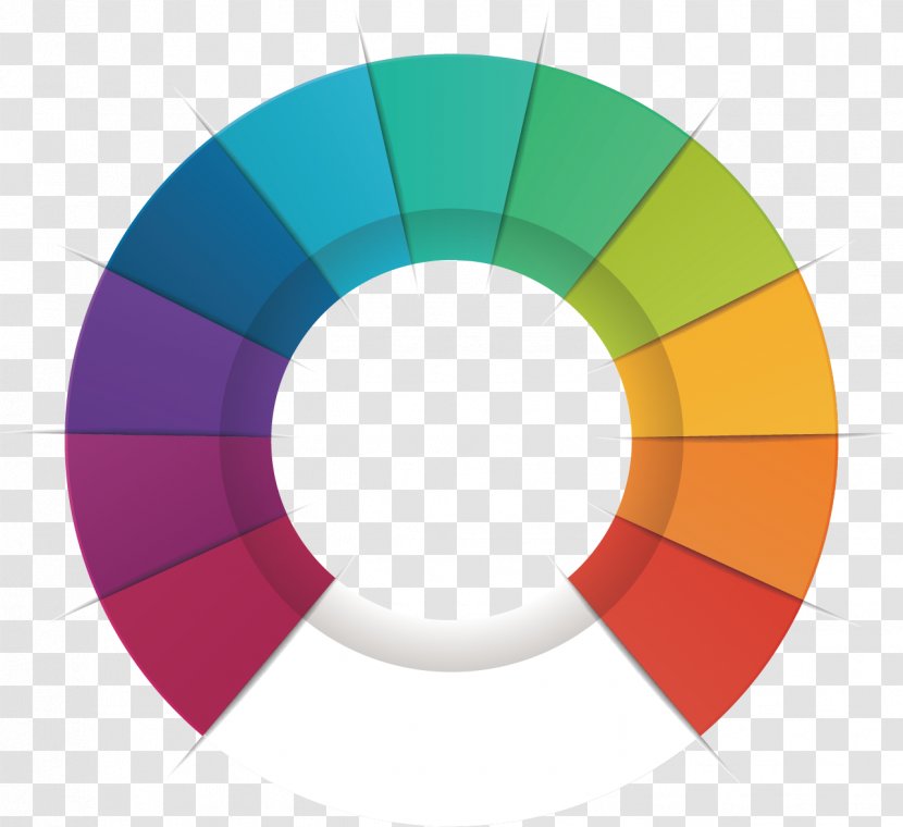 Circle Pie Chart - Designer - Vector Creative Element PPT Transparent PNG