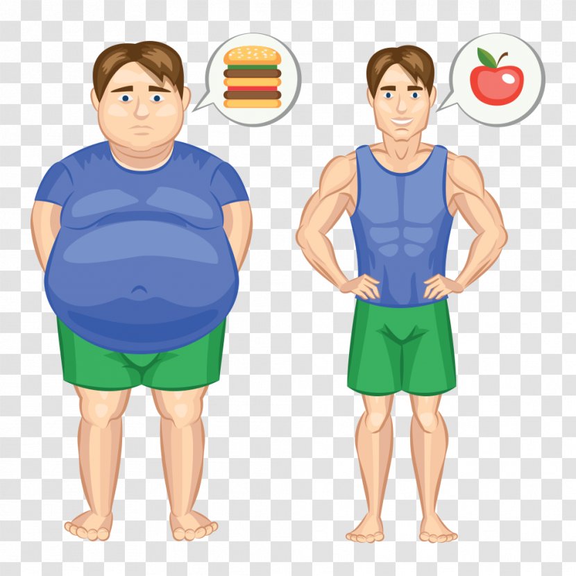 Stock Photography Royalty-free Fat Clip Art - Arm - Weight Loss Success Man Transparent PNG